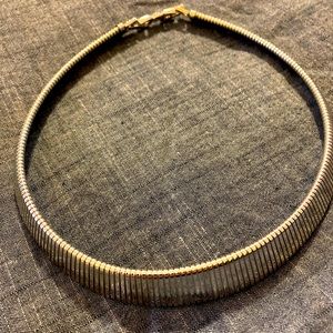 Monet Silver Choker Necklace